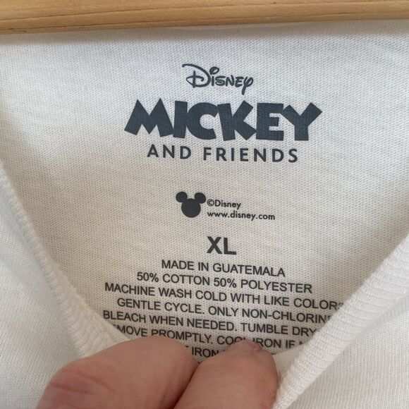 Disney Mickey Mouse, long sleeve shirt with side sleeve appliqué. Size XL - Picture 3 of 11